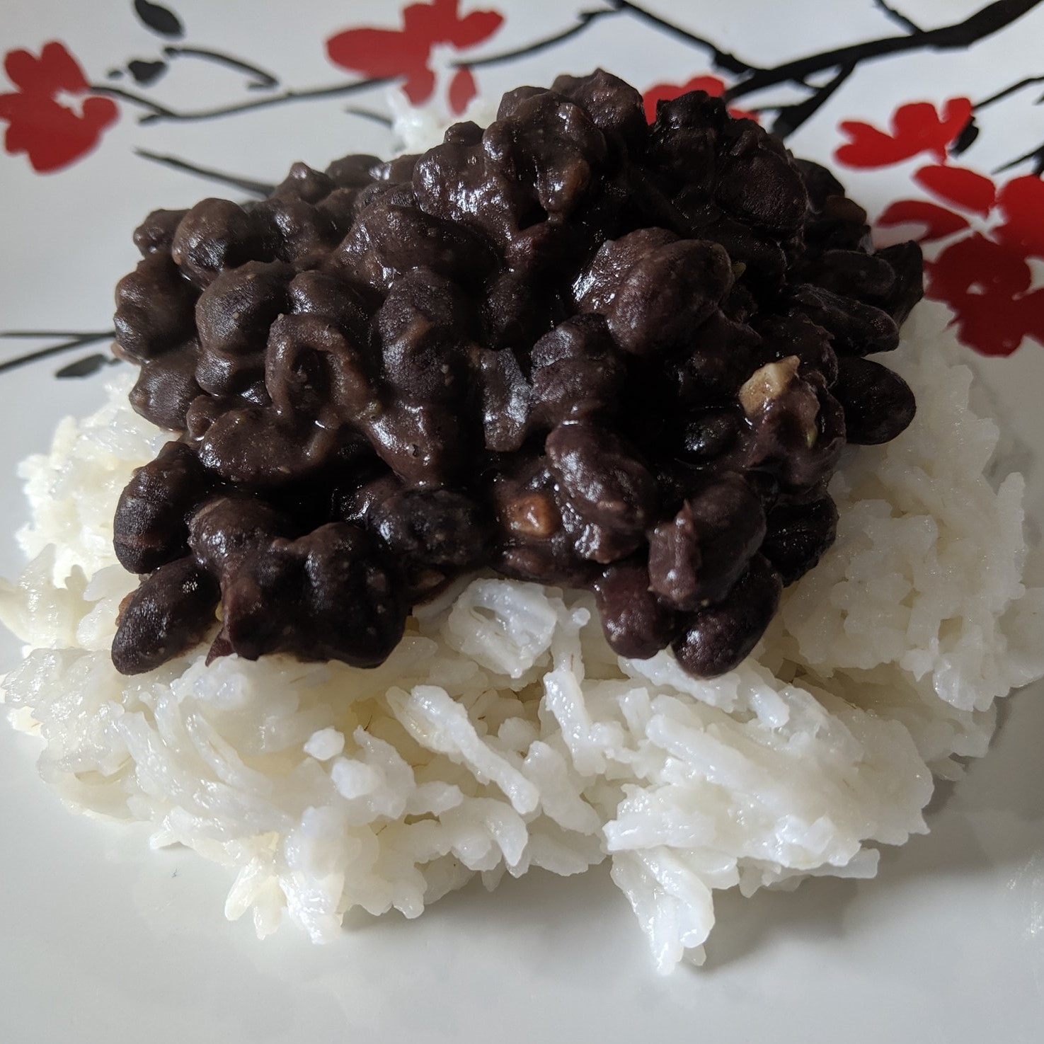 Garlic Jalapeno Black Beans and Rice